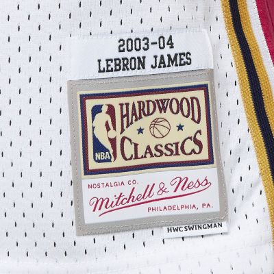 6. Mitchell & Ness NBA Swingman-Trikot Cavaliers 03 Lebron James M SMJYCP19209-CCAWHIT03LJA