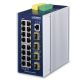 4. PLANET IGS-6325-16T4S Managed Network Switch L3 Gigabit Ethernet (10/100/1000) Blau, Grau