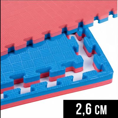 9. Trainingsmatte mit Sicherheitszertifikat - Puzzle 1x1m - Tatami 26mm