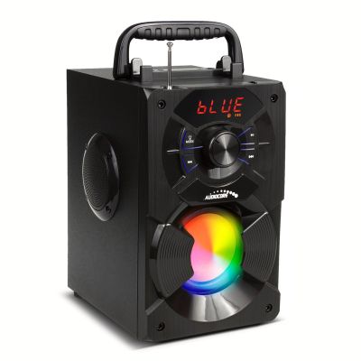 4. Audiocore tragbarer Bluetooth-Lautsprecher, FM-Radio, SD/MMC-Kartensteckplatz, AUX, USB, Fernbedienung, AC730