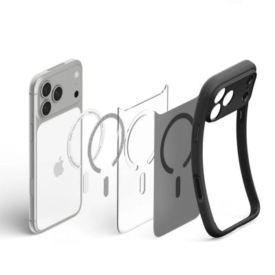 6. Spigen Ultra Hybrid MagSafe Hülle für iPhone 18 Pro Max / 17 Pro Max – Frostschwarz
