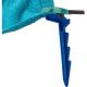 15. Wäscheklammern, Clips, Strandtuchhalter, Deckenhalter, 4 Stück, blaue Palmen