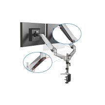 Digitus Universal-Tischhalterung für zwei Monitore mit Gasfeder