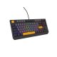 38. GENESIS Thor 230 TKL Gaming-Tastatur USB + RF Wireless + Bluetooth QWERTY Schwarz, Grau, Orange