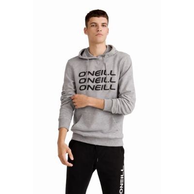 O'Neill Herren-Sweatshirt mit Kängurutasche, dreilagig, modisches Grau