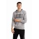 O'Neill Herren-Sweatshirt mit Kängurutasche, dreilagig, modisches Grau