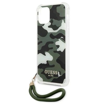6. Guess GUHCP12MKSARKA iPhone 12/12 Pro 6.1" grün/khaki Hardcase Camo Collection