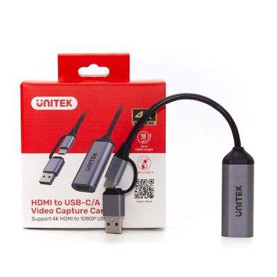 8. UNITEK Streaming-Karte USB-C/A, 4K HDMI 1.4B