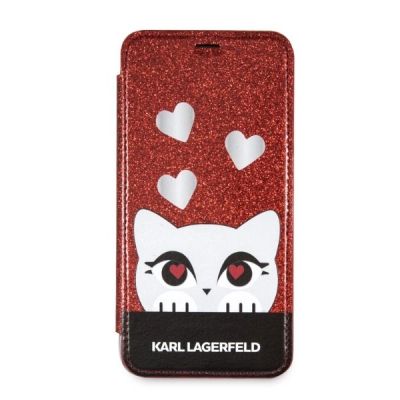 6. Karl Lagerfeld Valentine iPhone X/XS Hülle - Rot