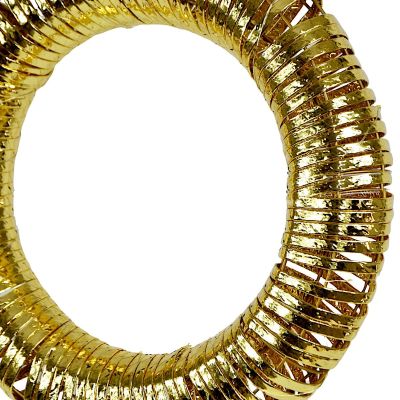 2. Dekorativer Kranzreifen, 30 LEDs, 40 cm, Gold