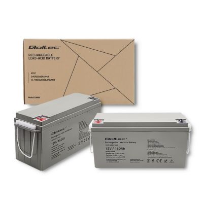 7. QOLTEC AGM-Batterie 12 V | 150 Ah | max. 2250 A