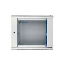 Extralink EX.8581 Rack-Schrank (400 mm / 600 mm / 600 mm; Wandmontage; aufklappbar; 19 Zoll; grau)