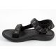 3. Lee Cooper Herrenschuhe mit Klettverschluss für sommerliche Strandsandalen, leicht, schwarz