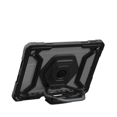 7. UAG Plasma HS Kickstand – Schutzhülle mit Apple Pencil-Halterung, Handauflage und Ständer für iPad 10,9" 10. Generation / 11" (A16) (Eis/Schwarz)