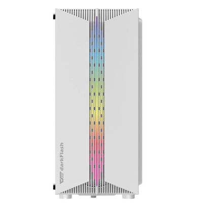4. darkFlash DK151 Midi-Tower Computer-Sicherheits- und Halterungsbox Weiß