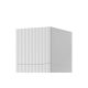 6. PAFOS 1D Kleiderschrank mit Aufsatz 45x55,5x45 weiß matt
