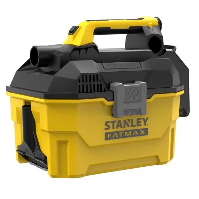 Stanley FATMAX SFMCV002B-XJ Staubsauger, 7,5-Liter-Trommelsauger, beutellos, für Trocken- und Nasssauganlagen