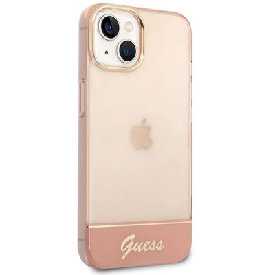 4. Guess GUHCP14MHGCOP iPhone 14 Plus 6,7 "rosa / rosa Hardcase Durchscheinend
