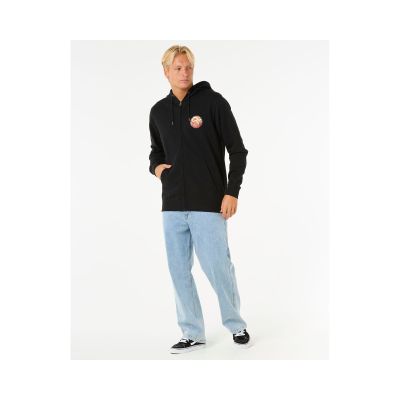 4. RIP CURL Wettie Passage Icon Zip Thru Sweatshirt schwarz