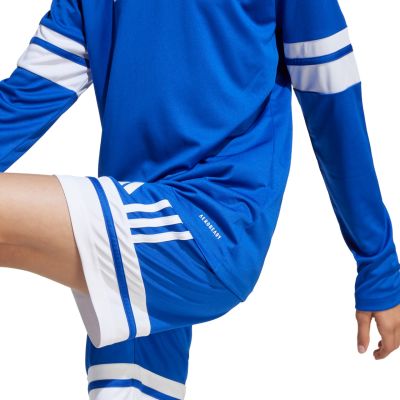 17. adidas Squadra 25 Langarm-T-Shirt für Kinder, Blau JJ0046
