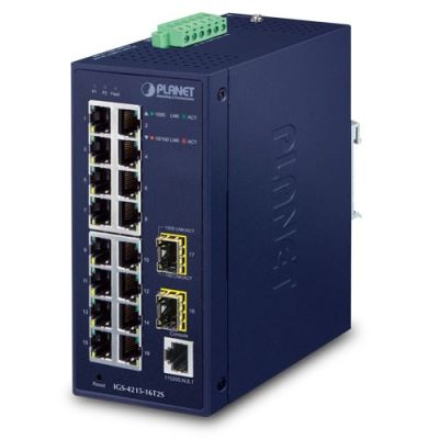 Planet IP30 Industrie L2/L4 16-Port