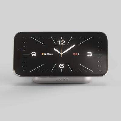2. ZENS ZESC20W/00 Handy-Ladegerät für Kopfhörer, Smartphones und Uhren, Weiß, Silber, USB-Kabelloses Laden, Schnellladen intern