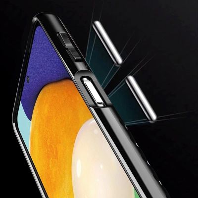 11. Thunder Case Flexibel Robuste Panzer Handyhülle TPU Schutzhülle für Samsung Galaxy A22 4G blau