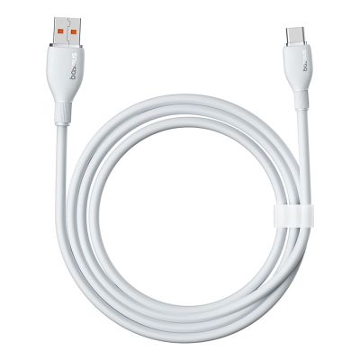 5. Baseus Pudding 100W USB-A - USB-C Kabel 1,2 m - Weiß