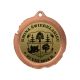 Metallmedaille mit Gravur auf Laminat
