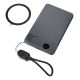 TROIKA POP50 5000 mAh Akku mit kabelloser Ladefunktion, Grau/Schwarz