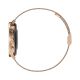 4. VELTORI VT310-1 Damen-Smartwatch, Goldarmband + rosa Silikonarmband