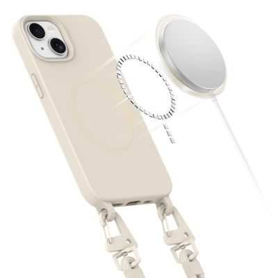 3. Tech-Protect MagNecklace MagSafe-Hülle für iPhone 15 – Beige