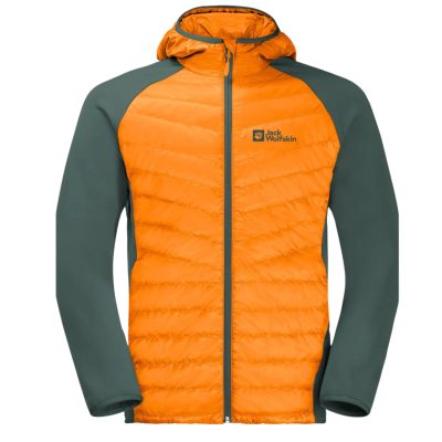 Jack Wolfskin Routeburn Pro Hybrid M Wasserdichte Outdoor-Jacke Gelb (1710511_3285)