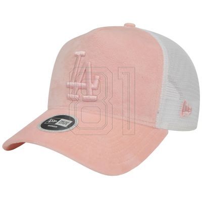 New Era Wmns LA Dodgers Velour Trucker Cap W 60435011