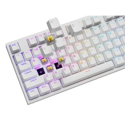 8. Tastatur GENESIS THOR 404 universal USB QWERTY Englisch Weiß