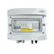 Hermetische IP65-EMITER-Anschlussbox für DC/AC mit Noark 1000V DC-Überspannungsableiter Typ 1+2, 1 x PV-String, 1 x MPPT // Noark AC-Begrenzer Typ 1+2, 10A 3-phasig