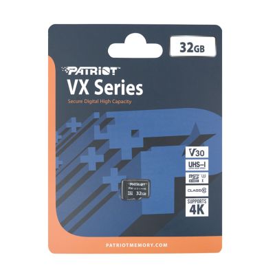 2. Patriot VX Micro SDXC 32 GB 90/80 MB/s V30 U3 UHS-I