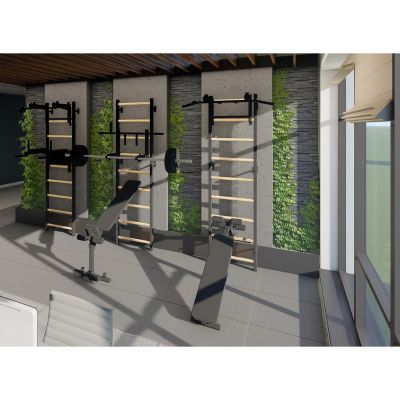 29. Turnleiter mit verstellbarer Stange und Griffbank K 732B