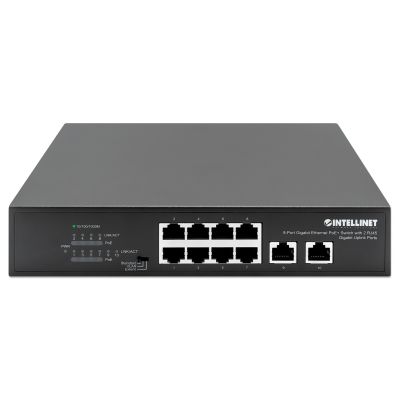 3. Switch Giga 8P PoE+ 2P Uplink