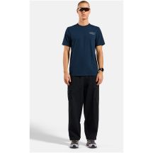 Herren-Kurzarm-T-Shirt ODLO T-shirt crew neck s/s COTTON BLEND UNLIMITED, marineblau