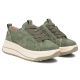 4. Filippo DP7959 grüne Leder-Plateau-Sneaker