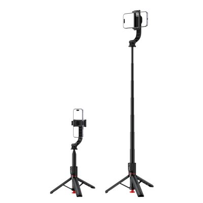5. Acefast E42 Selfie-Stick mit automatischem Stativ und Bluetooth-Fernbedienung, 1,05 m – Schwarz