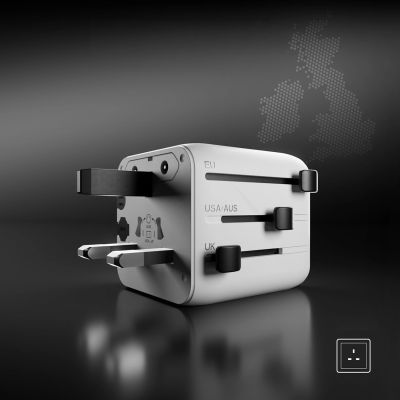 9. SBS TEADAPTUNI Universal-Reiseadapter – weiß