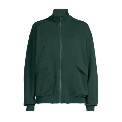 CASALL Comfy Full Zip Sweater, grün