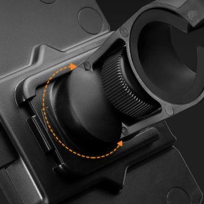 6. Rockbros HW-117 Lenkerklemm-Handyhalterung – Schwarz und Grau