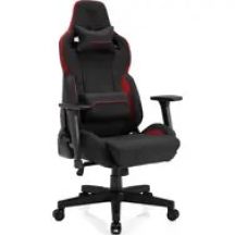 SENSE7 Sentinel Gaming-Stuhl, gepolsterter Sitz, Schwarz, Rot