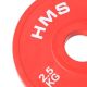 3. Olympische Hantelscheibe 2x2,5kg Rot HMS CBRS25