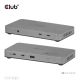 6. CLUB3D CSV-2563 Thunderbolt 5 Dockingstation Silber