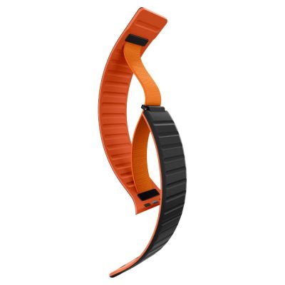 5. Spigen Athlex Air M Armband für Apple Watch 44/45/46/49 mm – Schwarz und Orange