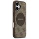 4. Guess 4G Circle Classic Logo MagSafe Hülle für iPhone 17 - Braun